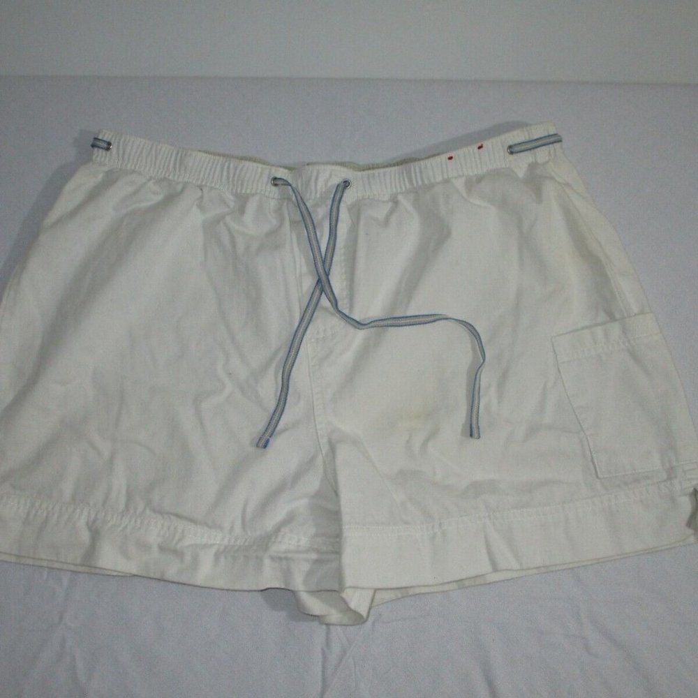 Faded Glory Originals Shorts Ladies X-Large Bone Flat Front Khaki Shorts #358